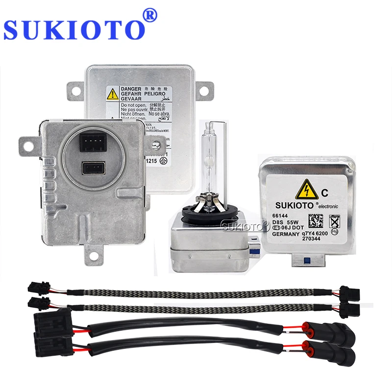 SUKIOTO 55 Вт ксеноновый D8S HID головной светильник комплект OEM сменный балласт