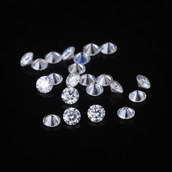 

20pcs Starsgem Supper White Round Brillaint Cut 2.5mm EF Moissanite Loose Stone for Jewelry making
