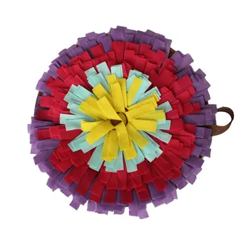 

Pet Dog Sniffing Mat Training Sniffing Mat Slowing Feeding Toys Round Indoor Dog Toys Dog Trainings LBShipping