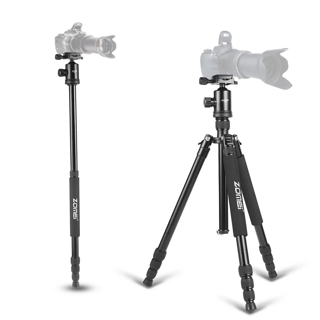 

Zomei Z818 Tripod Professional Portable Aluminium Travel Tripod Stand Monopod Digital SLR DSLR Camera Tripod