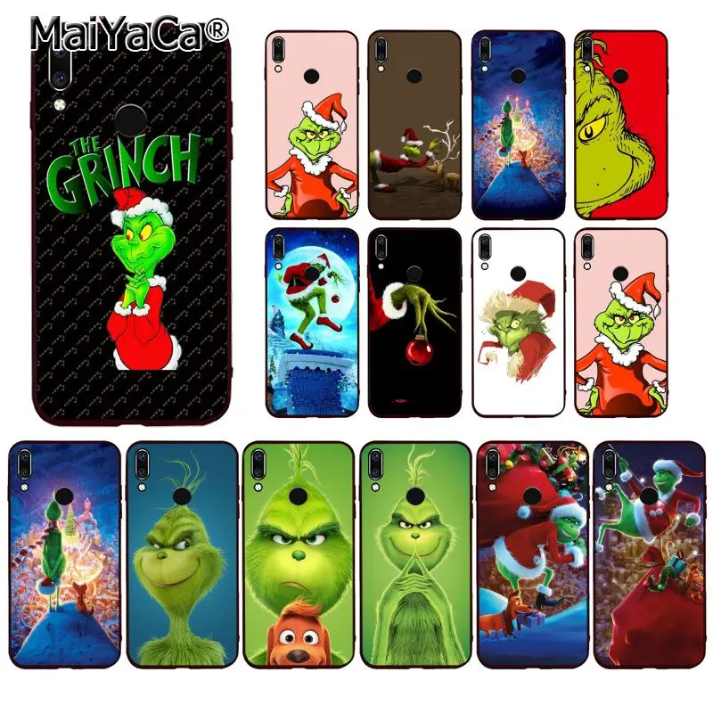 

MaiYaCa How the Green ofMonster Grinch Stole Christmas Phone Case for Huawei P20 P30 P20Pro P20Lite P30Lite P Smart P10 9lite