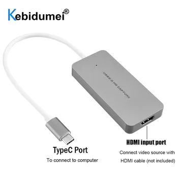 

1080P Full HD Video Recorder HDMI to TYPE C Video Capture Card Device For Windows Mac Linux Support Live Streaming