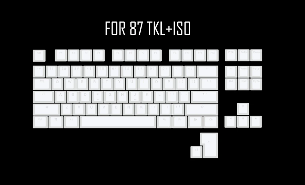 para teclados mecânicos leite branco rosa preto