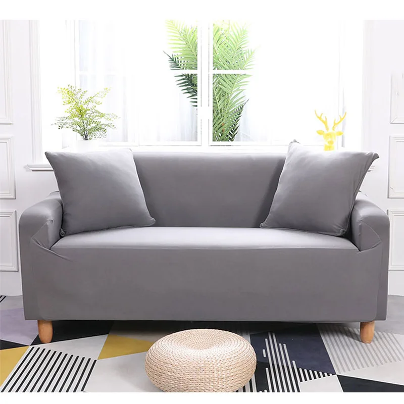 Эластичность Non-slip покрывало для дивана Универсальный спандекс чехол против растяжек крем диван Ipad Mini 1/2/3/4 местный чехлы для диванов Гостиная - Цвет: C