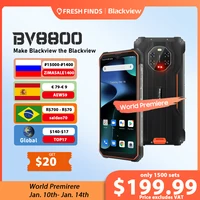 [World Premiere] BLACKVIEW BV8800 Rugged Smartphone 90Hz Display 8GB+128GB Helio G96 8380mAh Mobile Phone Global Version 1