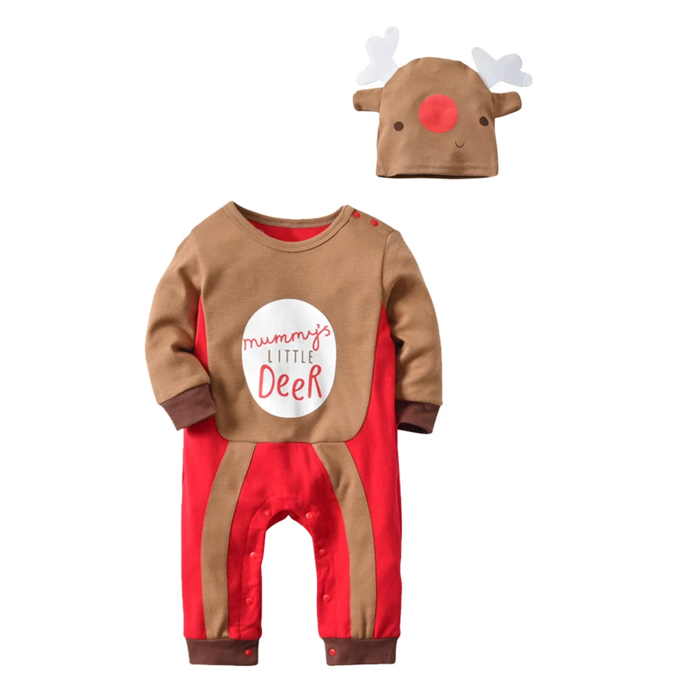 Хаки Детский комбинезон с длинными рукавами и круглым воротником, с капюшоном, на осень, Рождество, S7JN - Цвет: Хаки