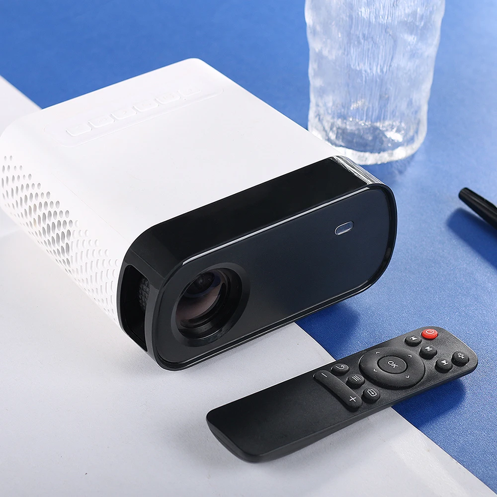 

2022 New Mini Projector WIFI Support LED TFT Display 1080P Full HD Video Audio Proyector Portable Home Smart Media Video Player