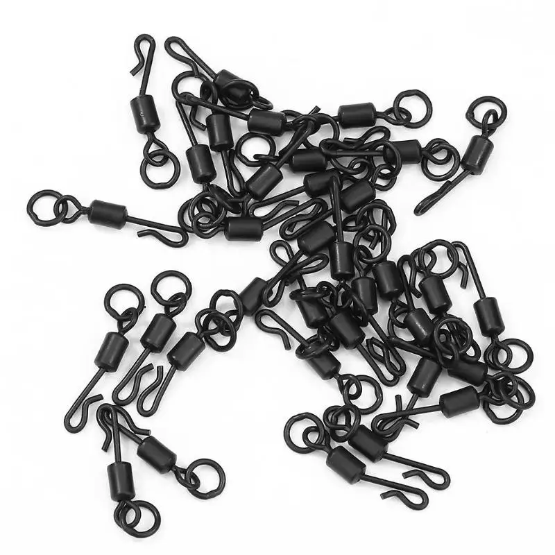 

Q Type Swivel Rings Hooks 8 Word Fishing Connector Bearing Fishing Tackle