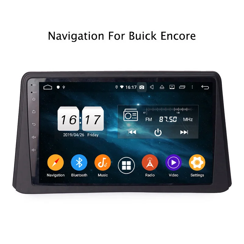 Cheap 9" Android Octa Core 4G RAM 32G ROM Car Radio Multimedia Player Navigation GPS For Buick Encore 2013 Touch Screen 2