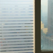 Полосатая стеклянная пленка, статическая пленка, защита от ультрафиолета, пригодная для повторного использования, удаляемая, многоразмерная, для украшения дома, оконное покрытие 17,7" by78. 7"