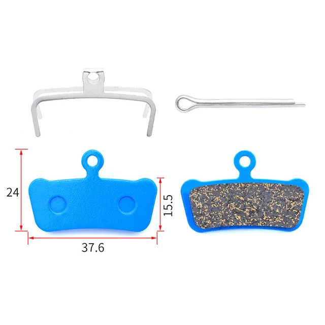 4 Pairs Bicycle Brake Pads for SRAM Avid X0 Trail for SRAM Guide R RS RSC MTB Mountain Bike Disc Brake Blue