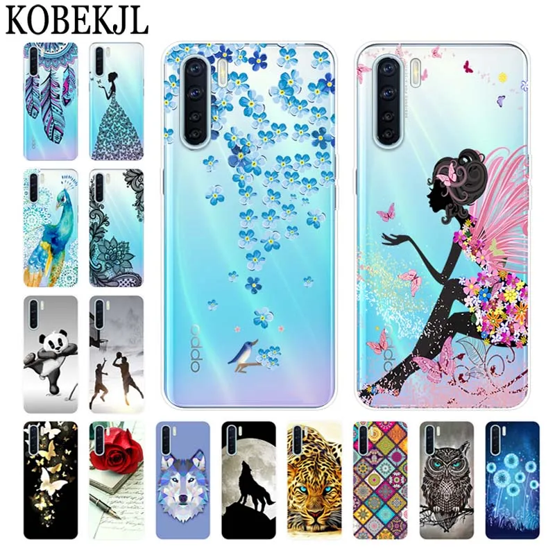 Мультяшный чехол для OPPO F15 силиконовый ТПУ Мягкая задняя крышка телефона F11 Pro F11Pro