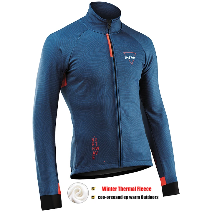 Northwave Pro Team Зимняя одежда для велоспорта дышащая Ropa Ciclismo Одежда с длинным рукавом для горного велосипеда одежда для спорта на открытом воздухе - Цвет: Pic Color