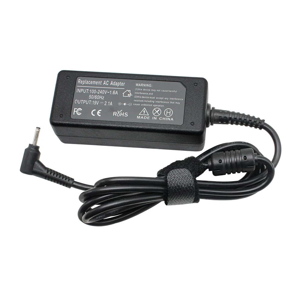 40W 19V 2.1A AC    Eee PC 1005 1005HA 1005HA-A 1005HA-B 1005PR 2.5*0.7mm
