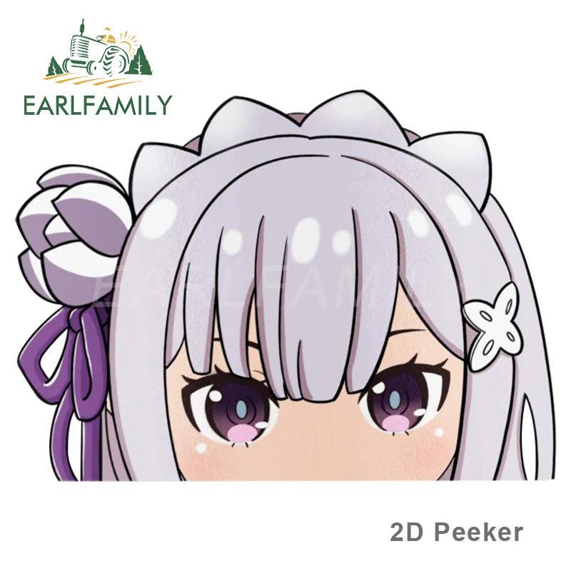 Autocollants Vinyle "chien Peeker" Bleu - Pour Voiture, Fenêtre, Décoration Murale