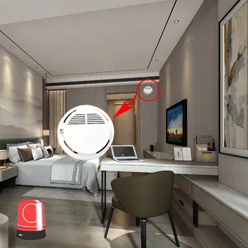 

Smoke Detector Fire Alarm Detector for Smart House Independent Smoke Alarm Sensor Photoelectric Smoke Alarm Home Office Security