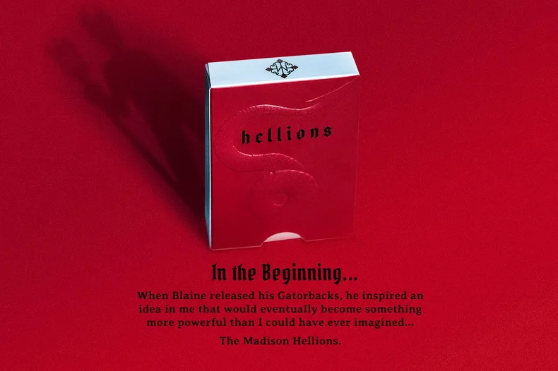 Hui qi Poker Madison Hellions Hell Villain DM ellusionist импортные игральные карты