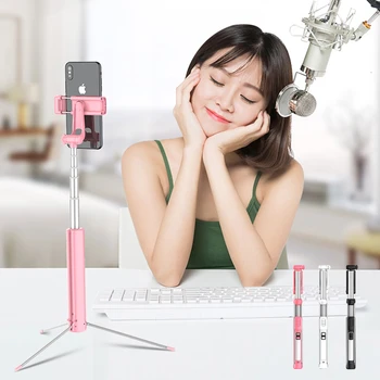 

Multifunction Live-streaming Tripod Selfie Stick with Light for IOS/Android Mobile Phone Bluetooth Selfie Stick Remote Control