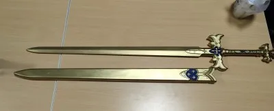 SAO Sword Art Online Alicization Integrity Knight Alice Synthesis Thirty ароматный Оливковый из ПУ меч Косплей Реквизит вечерние игровое снаряжение
