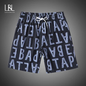 

2020 Lovers Beach Board Shorts Men Summer Quick Dry Swim Shorts Women Surf Shorts Couple Swimsuit Short De Plage Homme