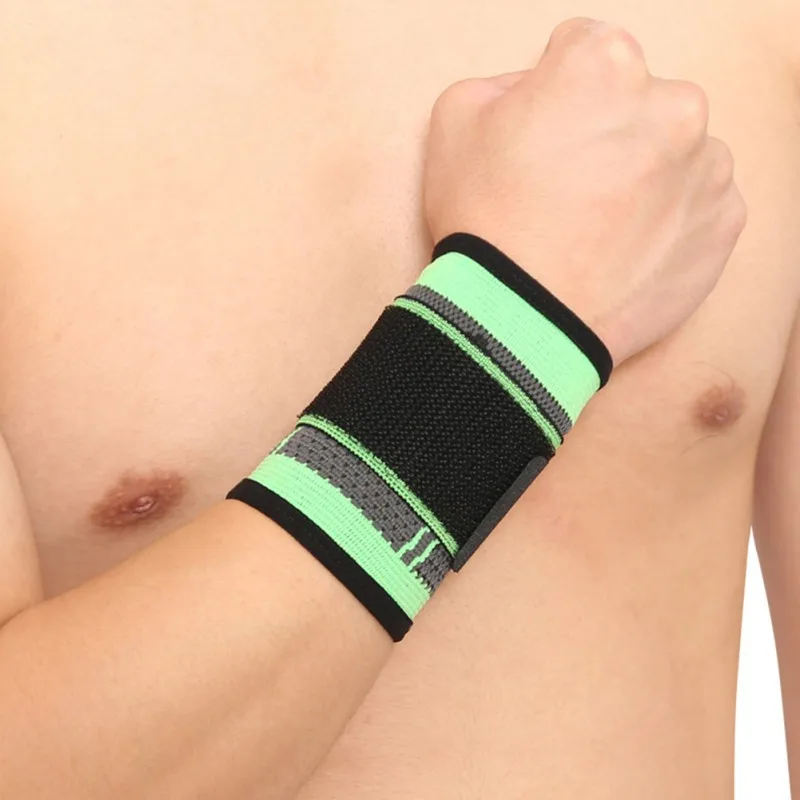 1 Pair Wrist Support Bandage Adjustable Forearm Wrap Belt Hand Compression Strap Protective Fitness Sports safety