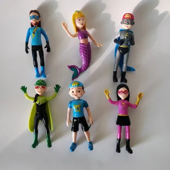 

6pcs/lot Lucas Doll Plastic Figure Vinyl Model with light collection Toy Kid Christmas Gift New Year Gift for Neto boy Brinquedo