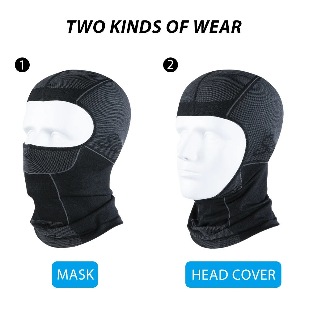 Santic Winter Keep Warm Cycling Face Mask Skiing Cap Thermal Scarf Snowboard Shield Hat Outdoor Skating Bicycle Headwear