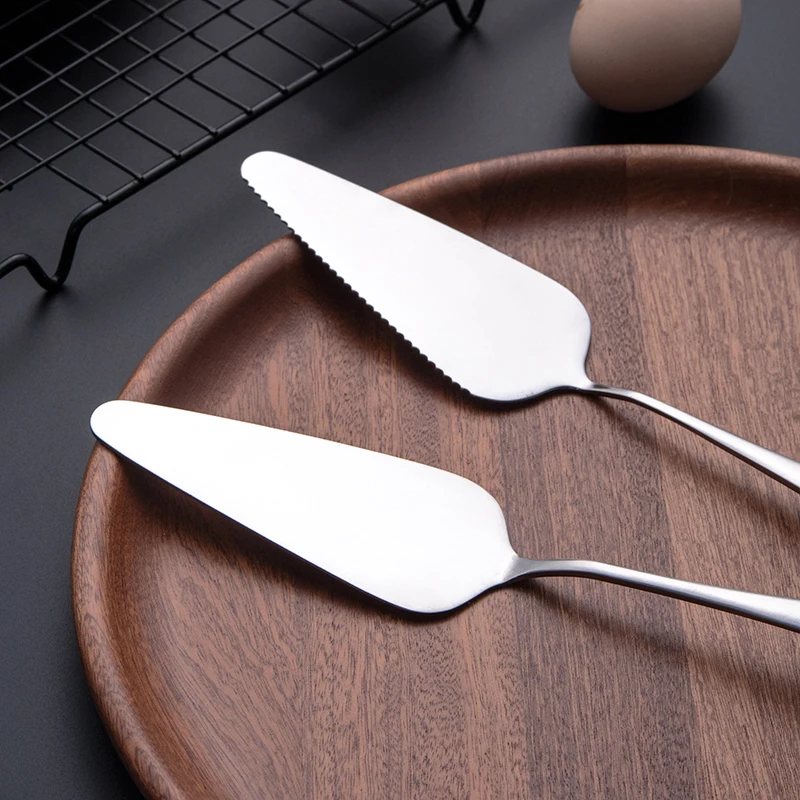 Onlycook 2 палочки из нержавеющей стали лезвие лопаты для торта треугольная лопатка для пиццы инструмент для выпечки резак для сыра