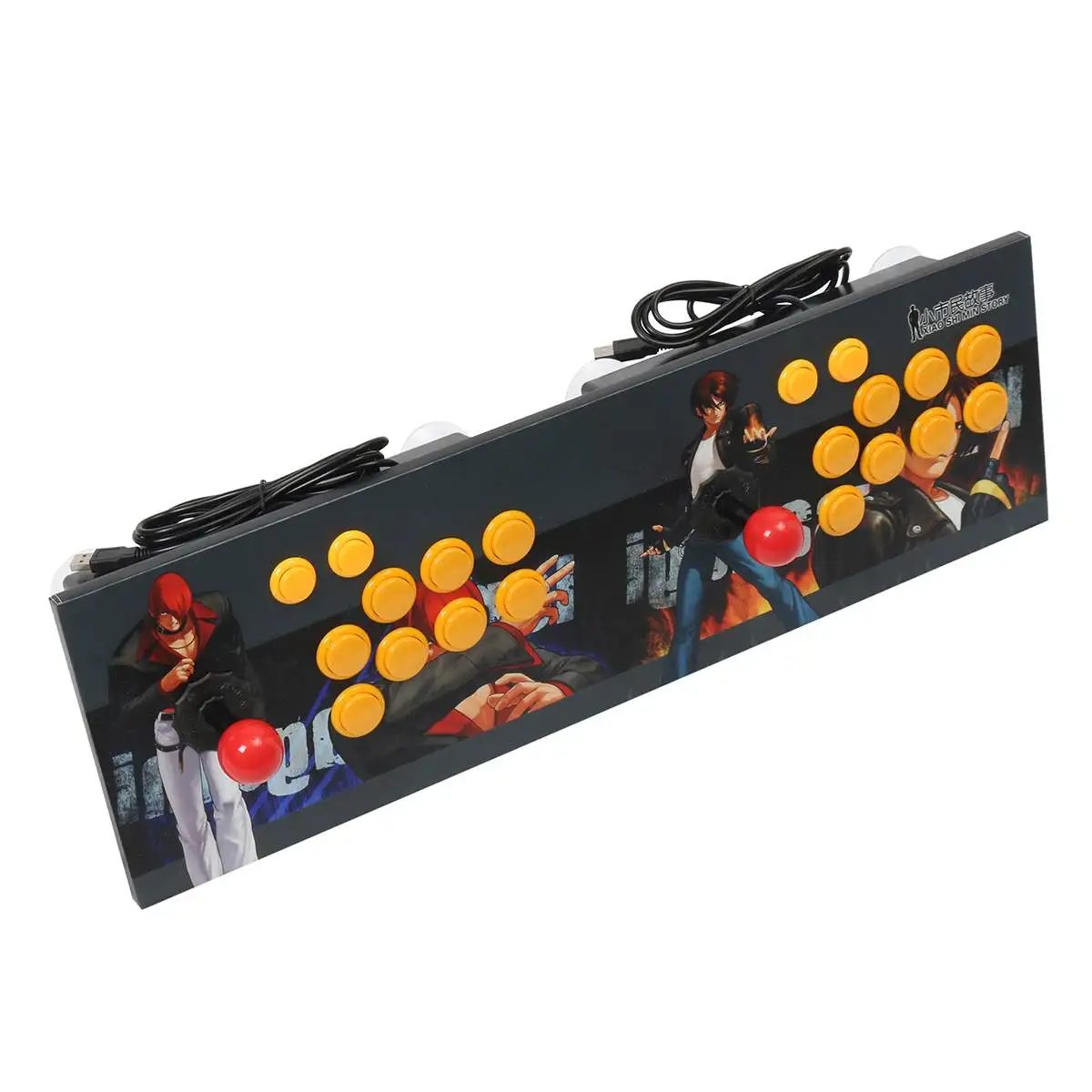 Double Arcade Stick Video Game Joystick 8 Button Controller Console PC USB 2 Player Video Game Machine Game Playing Accessories