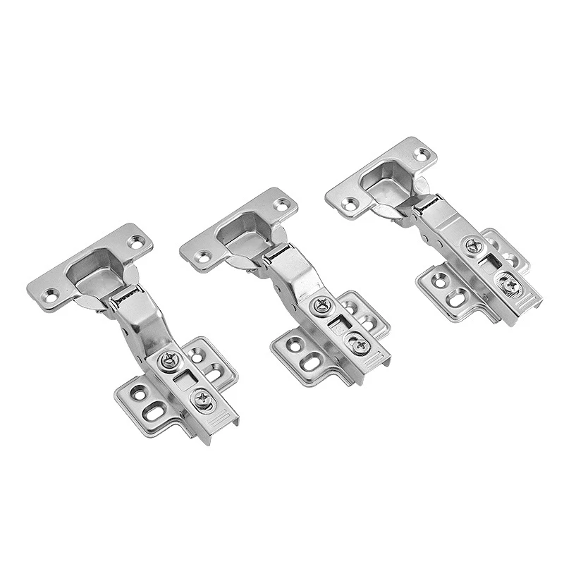 

4 Pieces Door Hardware For Cabinet Kitchen Furniture Hinge Door Hydraulic Hinges Soft CloseDoor Locks