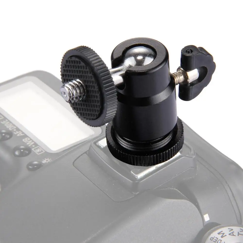 Mini tripod Ball Head of 360 Swivel DSLR Camera Tripod Dsr +1/4"Screw Mount Stand Mini BallHead for camera tripod ballhead L3FE