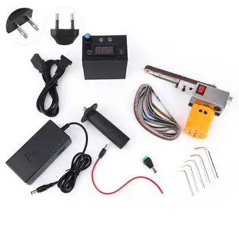 

Hand Held Sanding Polishing Machine DIY Mini Electric Belt Sander Angle Grinder