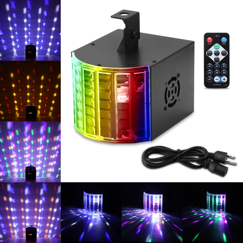 

18W Led Laser Disco Light DMX 521 DJ RGB Party Lamp Sound Actived Disco Lamp Moving Head Projector Strobe Christmas Stage Light