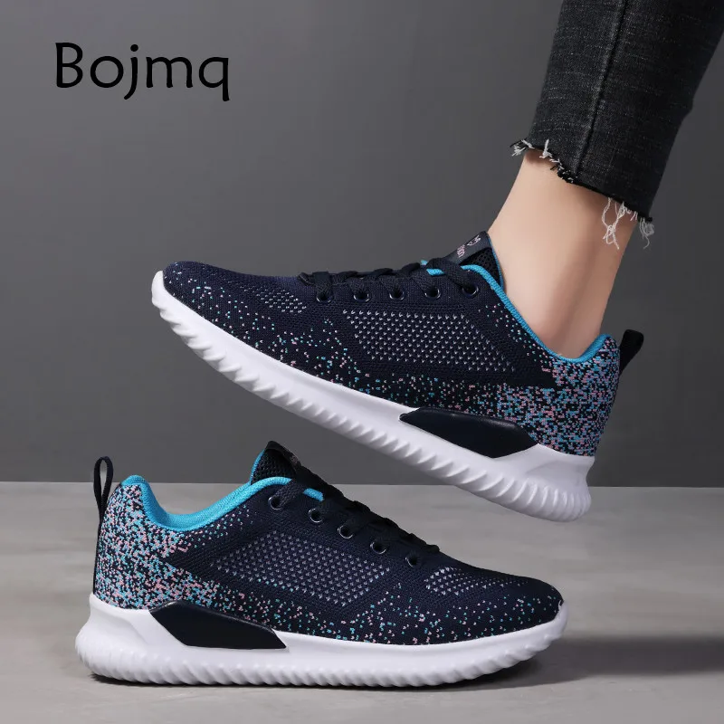 

Bojmq Tenis Mujer 2020 New Arrived Women Tennis Shoes Outdoor Walking Ladies Sneakers Light Non-slip Fitness Sport Shoes Cheap