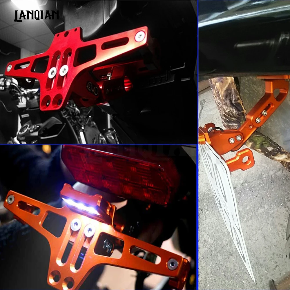 Для мотоцикла Kawasaki рамка номерного знака светодиодный индикатор Holer кронштейн