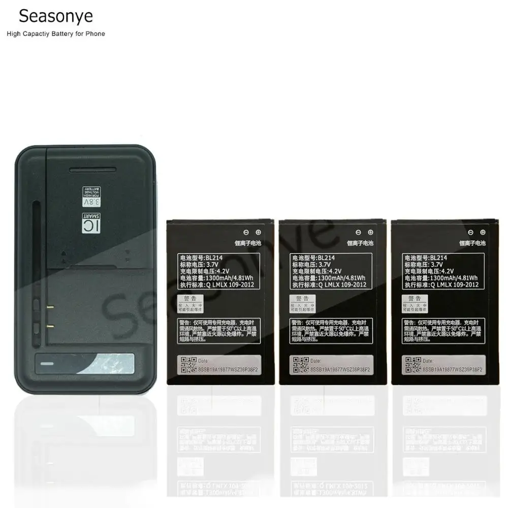Seasonye BL214 запасная часть телефона Батарея + Универсальный Зарядное устройство для