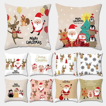 

Baizheng Nordic style cushion Christmas pillowcase Pillow Case Christmas Winter Gift Starry Cushion Covers Pillow cover sofa