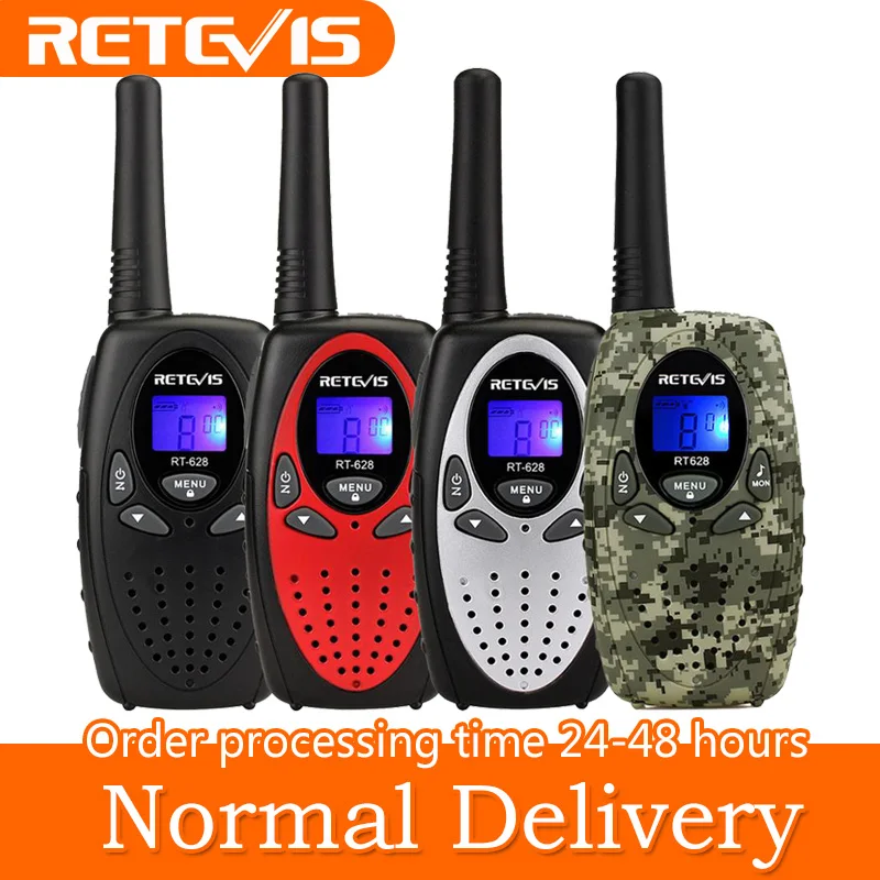 RETEVIS RT628 Mini Walkie Talkie 2pcs Kids Radio 0.5W PMR PMR UHF Frequency Portable Radio Station Handheld Radio Christmas Gift