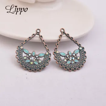 

12pcs Antique Bronze Charm Earrings Connector DIY Jewelry Connector