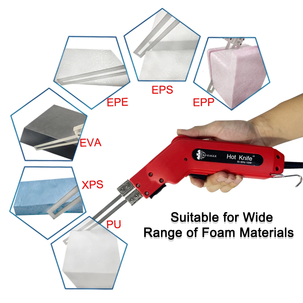 Electric Foam Cutter Knife 10/15/20/25CM Electric Foam Polystyrene Cutting Machine Portable Styrofoam Cutting Thermal Knife Tool 2