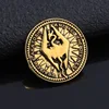 The Elder Scrolls Online Elsweyr Coin Keychain Drago Logo Ancient Bronze Souvenir Key Chain for Women Men Jewelry with Box ► Photo 2/6