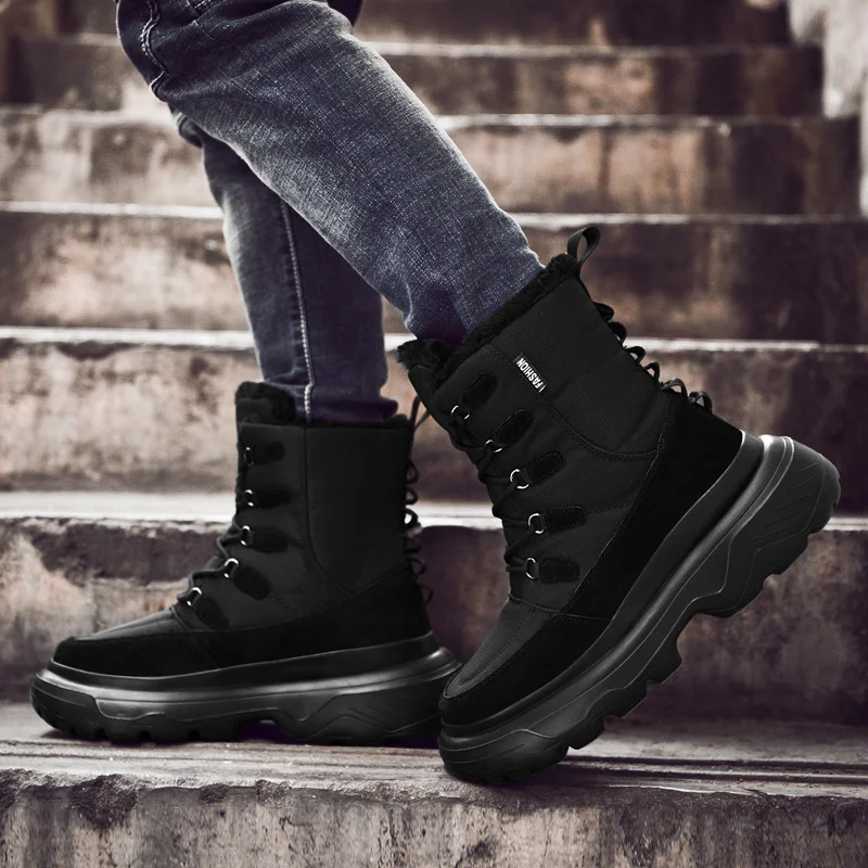 Ifrich/модные красные мужские ботинки, увеличивающие рост, на толстой ...