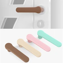 1 шт Анти-столкновения протектор дверной ручки силиконовая дверная ручка Защитная крышка защита ребенка защита детей продукты