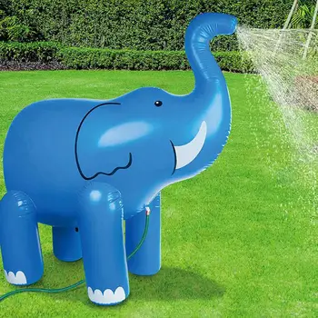 

Elephant Inflatable Sprinkler Doll PVC Parent-child Interactive Water Spray Toy Summer Kids Play Fun For Outdoor Swiming Pool
