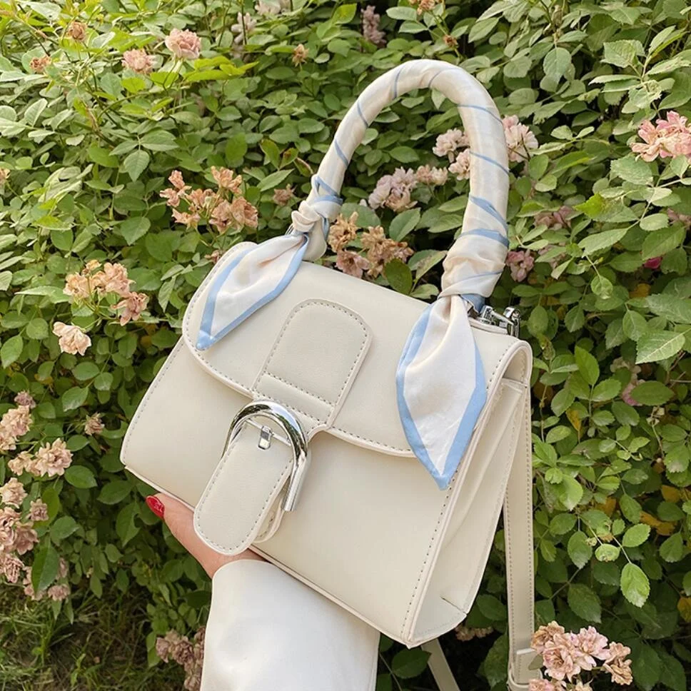 Bolso de mano de piel sintética para mujer, bolsa de mano con cinta  cuadrada de color sólido, bolso de diseñador de marca de lujo, bolso de  mensajero con cinturón, nuevo en verano