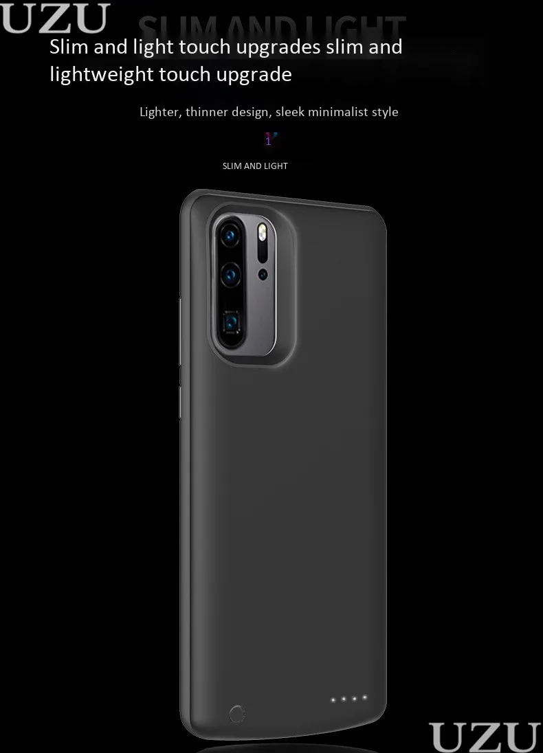 5000 мА/ч чехол с зарядным устройством для huawei P30 с мягкой рамкой, внешняя портативная беспроводная зарядная крышка для huawei P30, роскошная