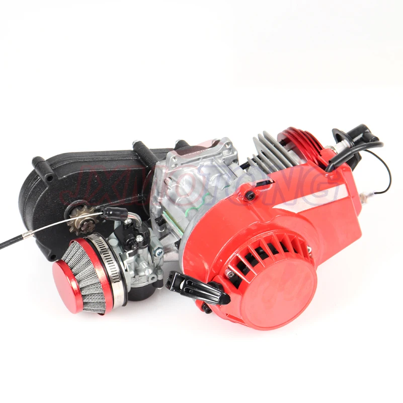 49cc Engine Red 2-Stroke Pull Start with Transmission for Mini Moto Dirt  Bike - China 49cc Engine, Moto Engine