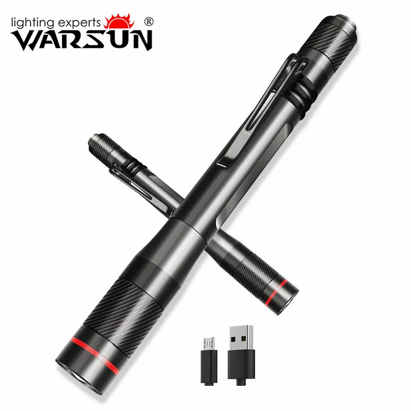 Warsun S5w Rechargeable Medical Flashlight Doctor Nurse Use Penlight