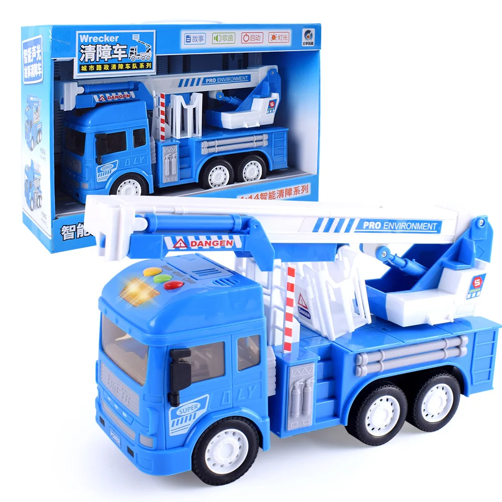 

Model 1: 14 Children Early Childhood Educational Inertia Engineering Vehicle Smart Sound And Light Story Music Toy Car