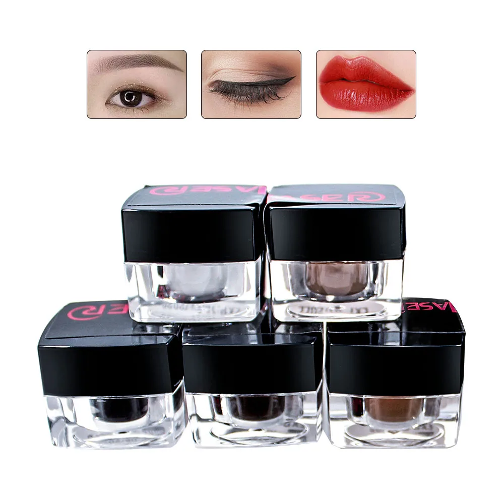 5pcs Microblading Pigment Tattoo Inks For Lip Eyebrow Permanent Makeup